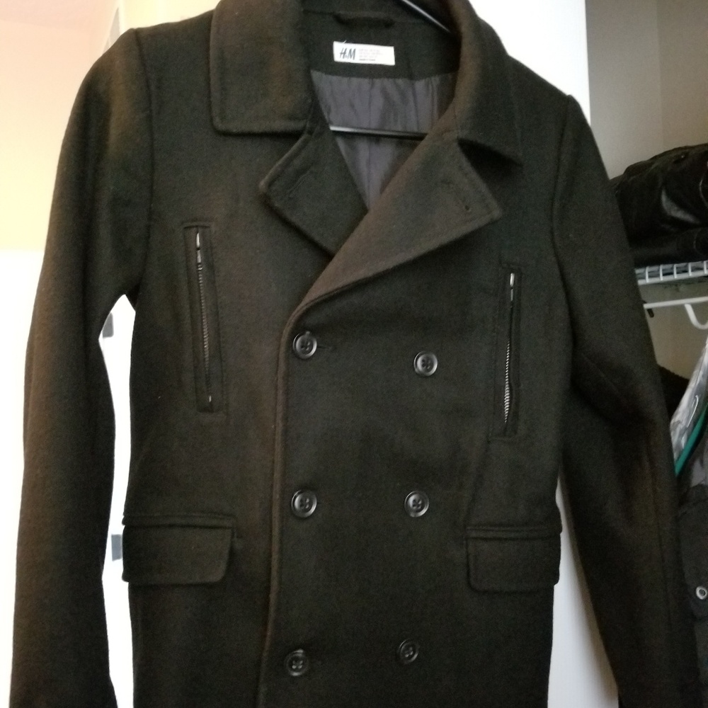 H&M medium weight boys Pea Coat